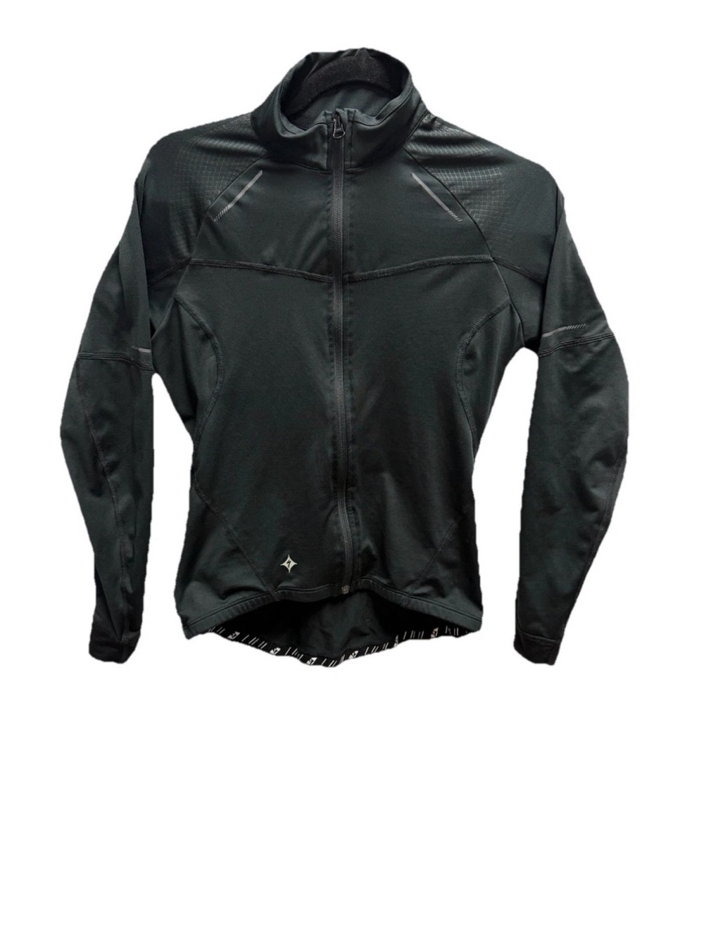 Specialized Black Women's Cycling Midweight Jacket with back pockets